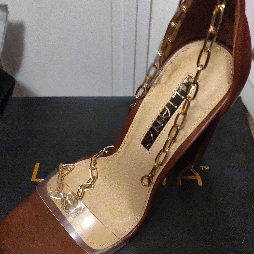 Brown high heel
